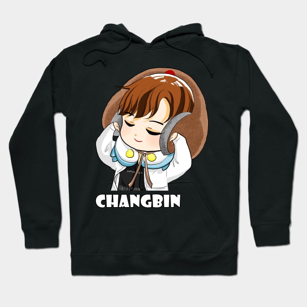 STRAY KIDS CHANGBIN CHIBI Hoodie by LySaTee